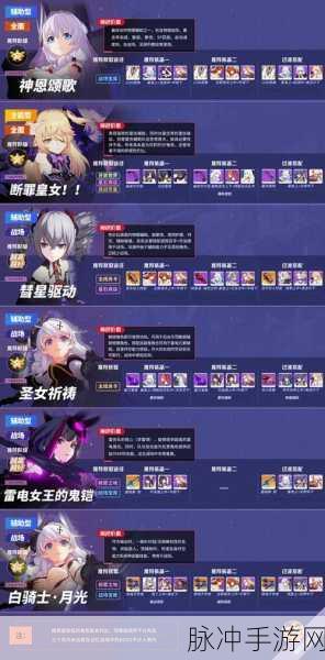 崩坏3必备女武神圣痕推荐，打造顶尖战斗阵容