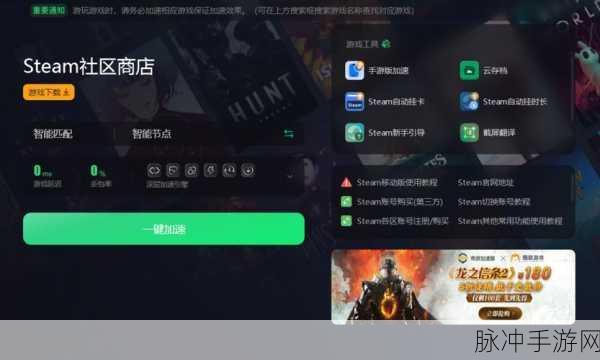 手游玩家必备，攻克手机版 Steam 网络连接错误秘籍