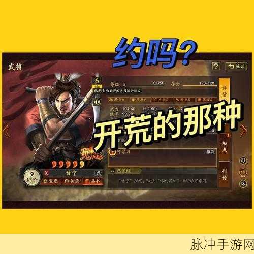 三国志战略版，甘宁战法搭配的无敌秘诀