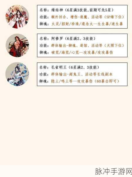 阴阳师PVE式神哪些厉害？全面解析与推荐