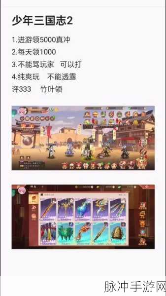 少年三国志 2 超强阵容大揭秘