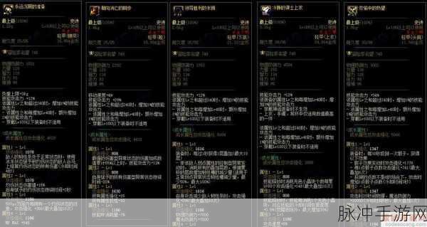DNF手游深度解析，史诗装备与传说装备，谁更胜一筹？