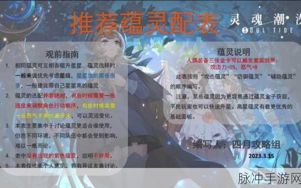 灵魂潮汐强力辅助角色全解析