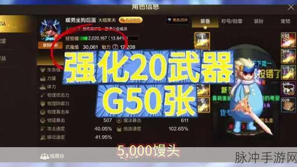 地下城与勇士手游，深度解析装备强化机制——强化会掉等级但不会碎