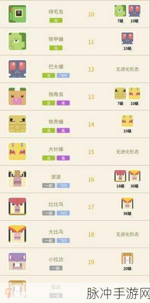 宝可梦大探险中小拉达进化全攻略