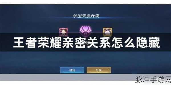 王者荣耀社交亲密关系隐藏攻略，保护隐私，享受游戏
