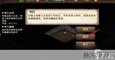 烟雨江湖文皇经深度攻略，解锁智慧与速度的秘籍