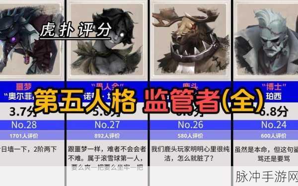 第五人格全监管者角色详解，策略与技能的盛宴