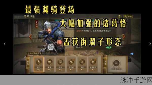 三国志战略版诸葛恪配队深度解析