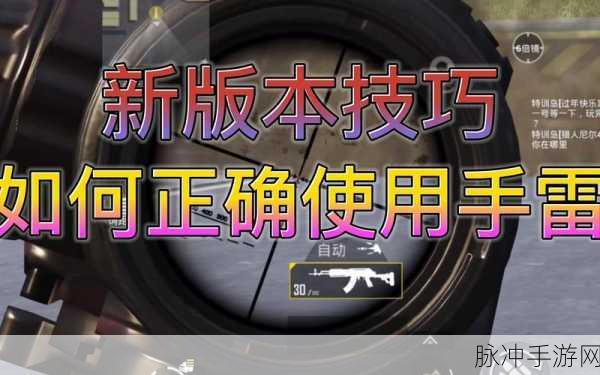和平精英手雷使用技巧，解锁多种妙用操作秘籍