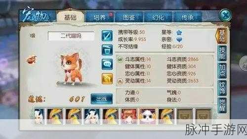 诛仙手游宠物选择推荐，探寻最佳宠物伙伴