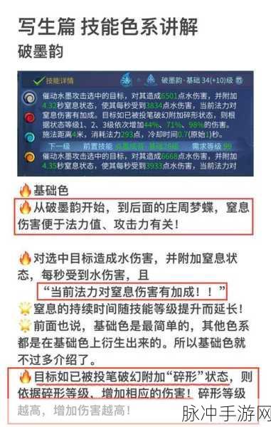 倩女幽魂手游异人天赋技能全面详解