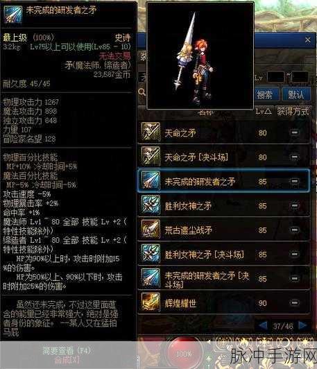 DNF手游深度攻略，全面掌握武器幻化技巧与步骤