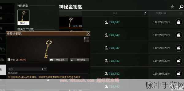 萤火突击深度攻略，钥匙收纳器使用指南与存放详解