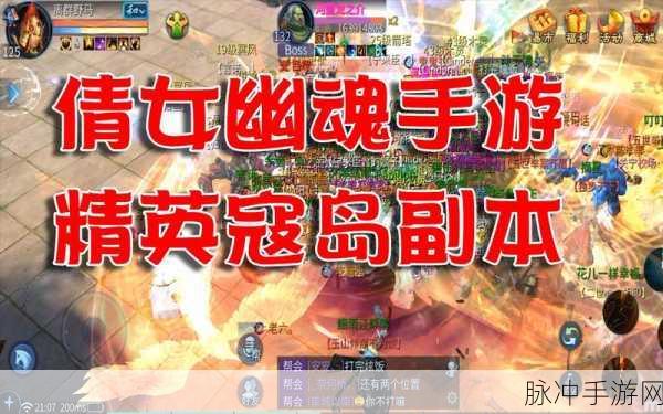 倩女幽魂手游精英寇岛通关秘籍大揭秘