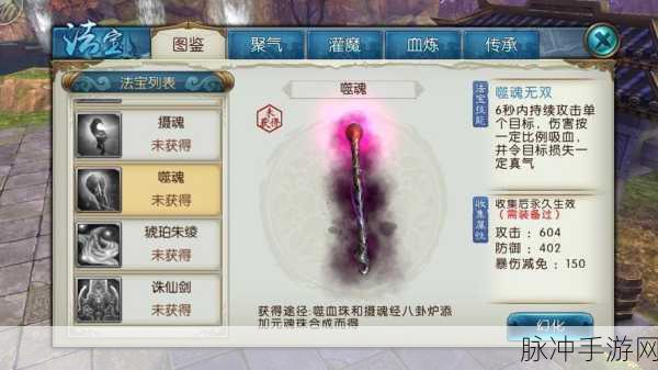 诛仙手游法宝与技能的深度解析指南