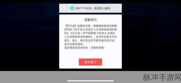 光遇未成年玩家如何合理应对防沉迷系统