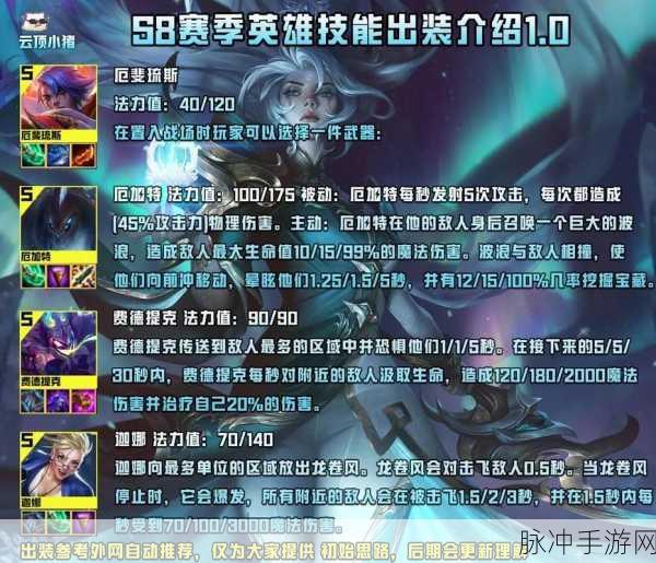 云顶之弈S8赛季，稻草人费德提克技能深度解析