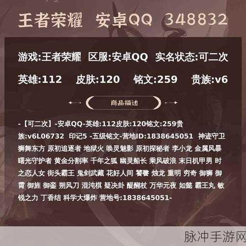 王者荣耀，轻松探秘他人战绩的秘籍