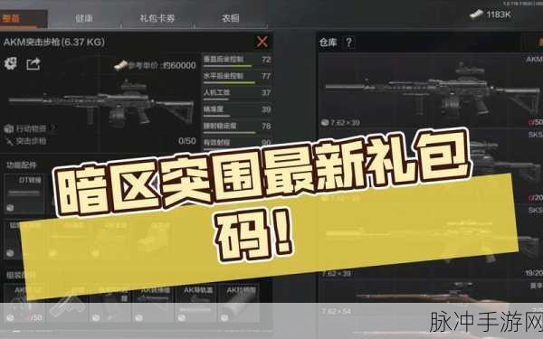 暗区突围 2022 礼包兑换码全揭秘