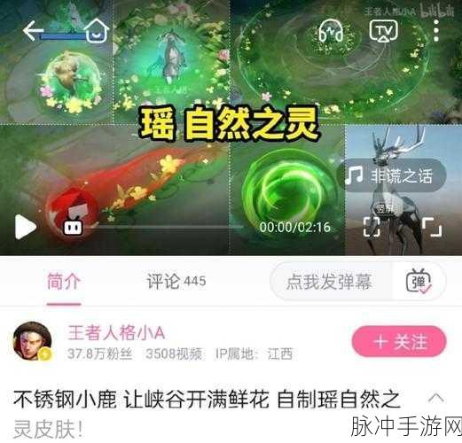 王者荣耀瑶自然之灵台词全解析，聆听自然之灵的呼唤