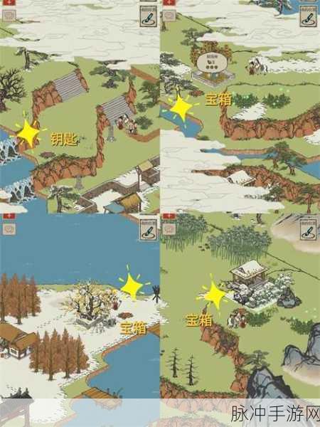 江南百景图深度攻略，揭秘歙县双鲤宝箱位置