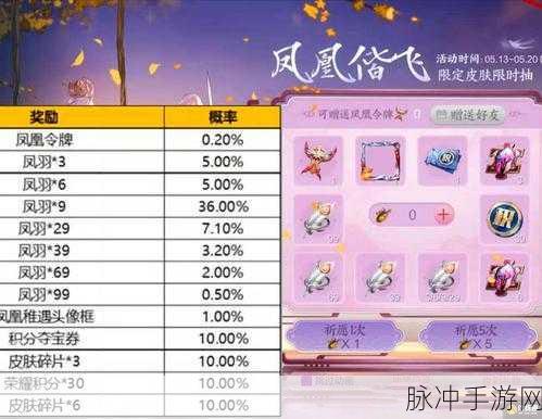 王者荣耀凤求凰宝箱保底价钱全面深度解析