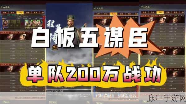 三国志战略版太尉盾攻略大揭秘，战斗力飞升秘籍
