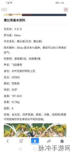 火影忍者手游深度攻略，揭秘惠比寿的忍者级别与实战技巧
