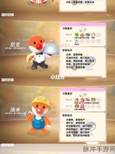 摩尔庄园深度攻略，揭秘尼克职业与喜好物品一览