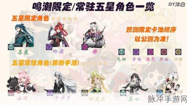 鸣潮，椿专武抽取全方位解析