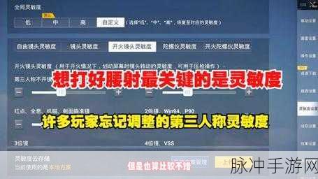 和平精英高手秘籍，NV小白灵敏度设置全解析