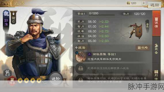 三国志战略版郭淮战法搭配全攻略