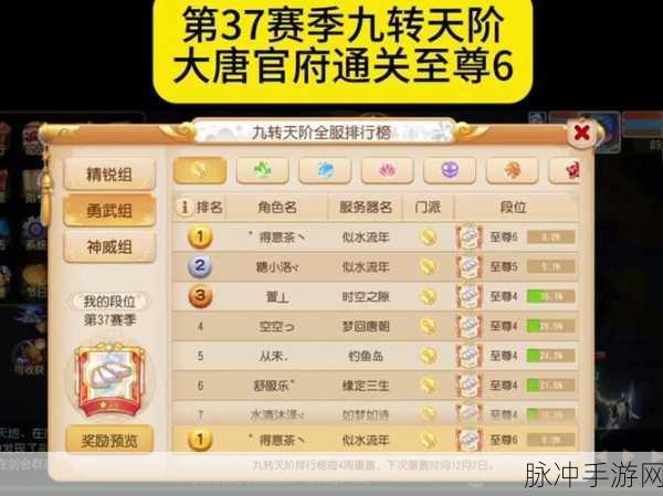 梦幻西游手游九转天阶玩法深度解析