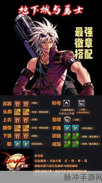 地下城与勇士手游，全面解析徽章获取攻略