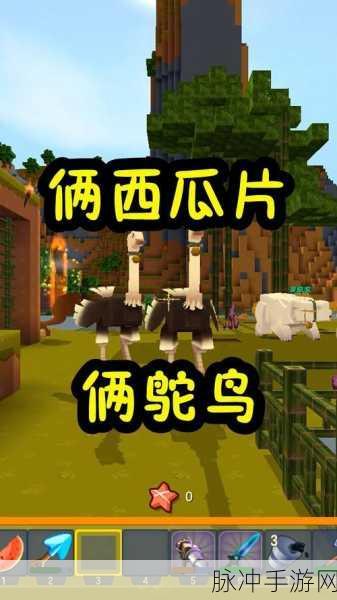 迷你世界驯服鸵鸟秘籍大公开