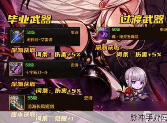 DNF手游攻略，暗帝100级毕业武器深度解析与推荐