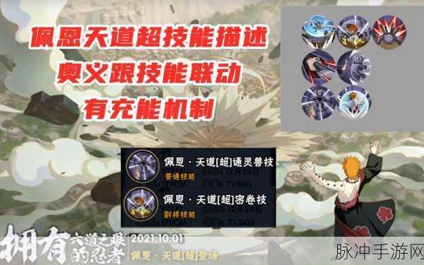 火影忍者手游攻略，佩恩天道超技能全面解析