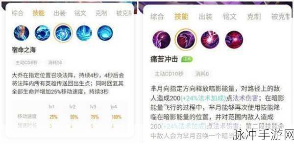 王者荣耀大乔铭文与召唤师技能全解析
