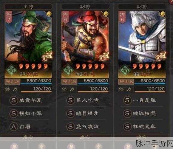 三国志战略版五虎枪阵容与战法的极致攻略
