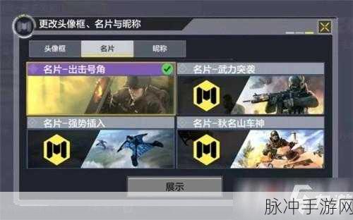 使命召唤手游攻略，如何获取并最大化利用体验卡