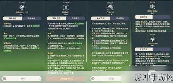 原神纳西妲天赋升级与技能突破材料全攻略