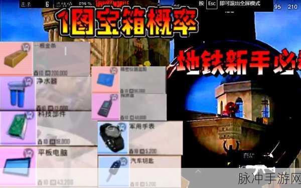 地铁逃生攻略，4图与2图赚钱秘籍