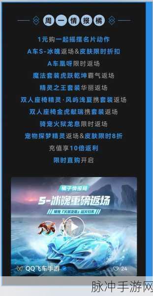 QQ飞车手游人气赛车七选一攻略，如何挑选最适合你的赛车