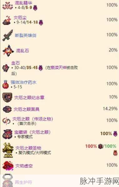 泰拉瑞亚灾厄版必备物品全解析