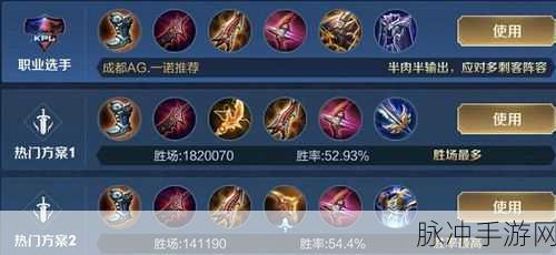 王者荣耀新版狄仁杰出装推荐，打造全能射手的致胜之道
