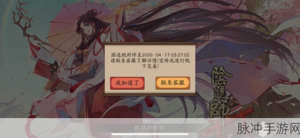 阴阳师账号申诉困境与解决之道