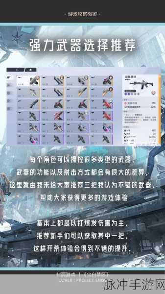 尘白禁区武器强度全面解析与排行