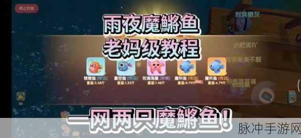 摩尔庄园手游，揭秘魔鳉鱼的垂钓秘籍