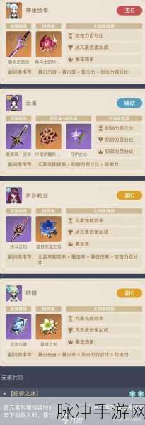 原神七圣召唤，神里绫华的最佳队友搭配及卡组秘籍
